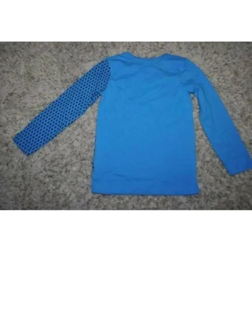 Carters Shirt Boys 4/5 Blue WIN Long Sleeve Crew Sports Tee